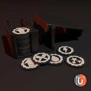 Orc Styled Play Tokens for OPR Games