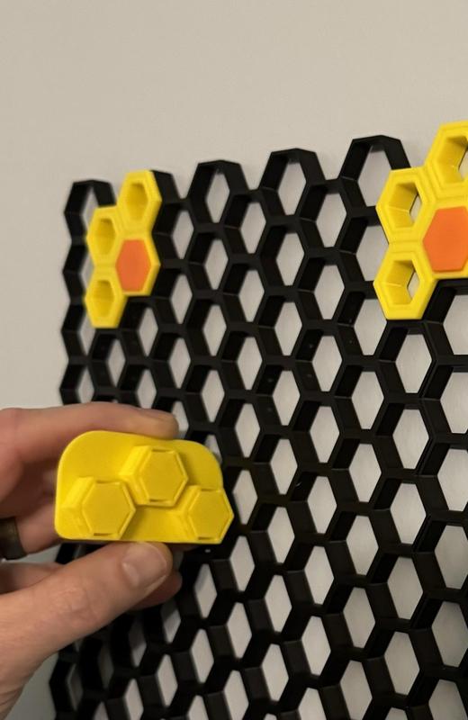 Honeycomb Storage Plug Template