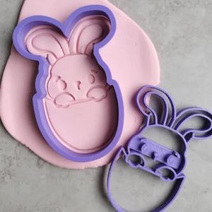 easter bunny cutter and stamp n12