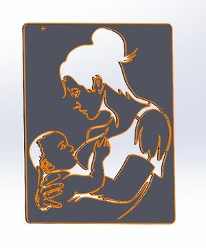 mother and san