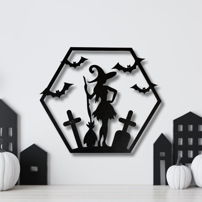 Halloween decoration - Honeycomb witch