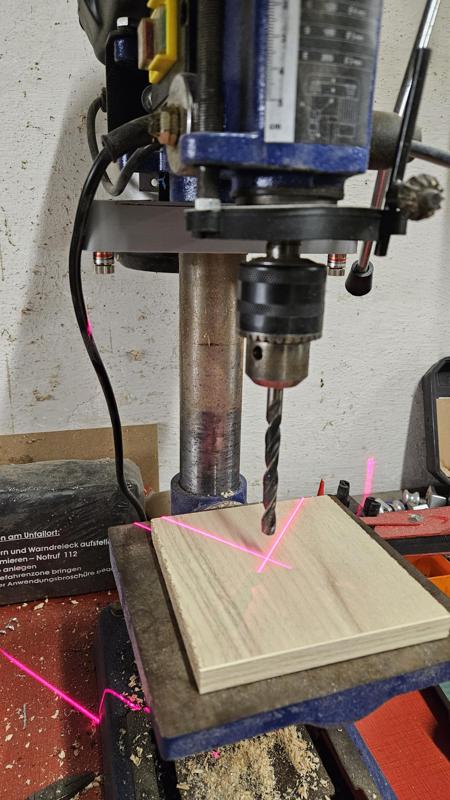Drill Laser with 18650 Akku