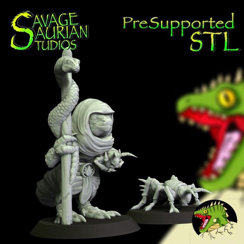 Savage Saurian Cricket Keeper