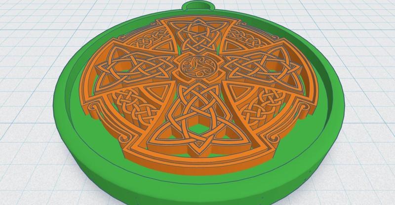 Celtic Round Cross 4