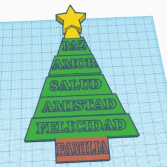 Árbol de Navidad magnético