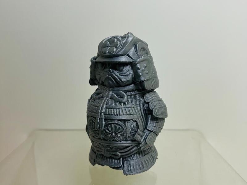 A majestic Shar-Pei warrior dog figurine model