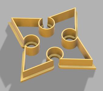 ninja star cookie cutter