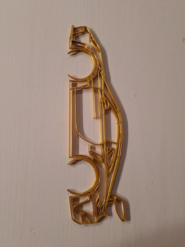 Silhouette Porsche gt3 RS