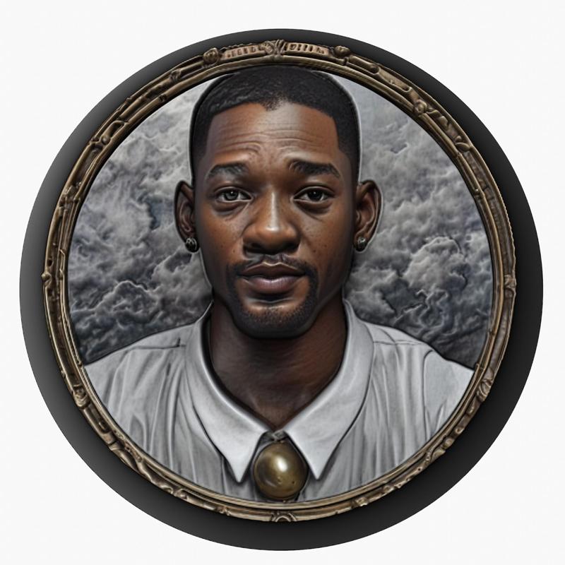 Will Smith medallion pendant