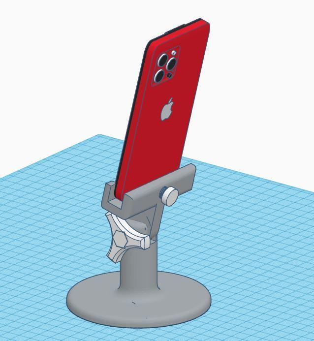 CELLPHONE STAND / VIDEO TRIPOD WITH ADJUSTABLE ANGLE