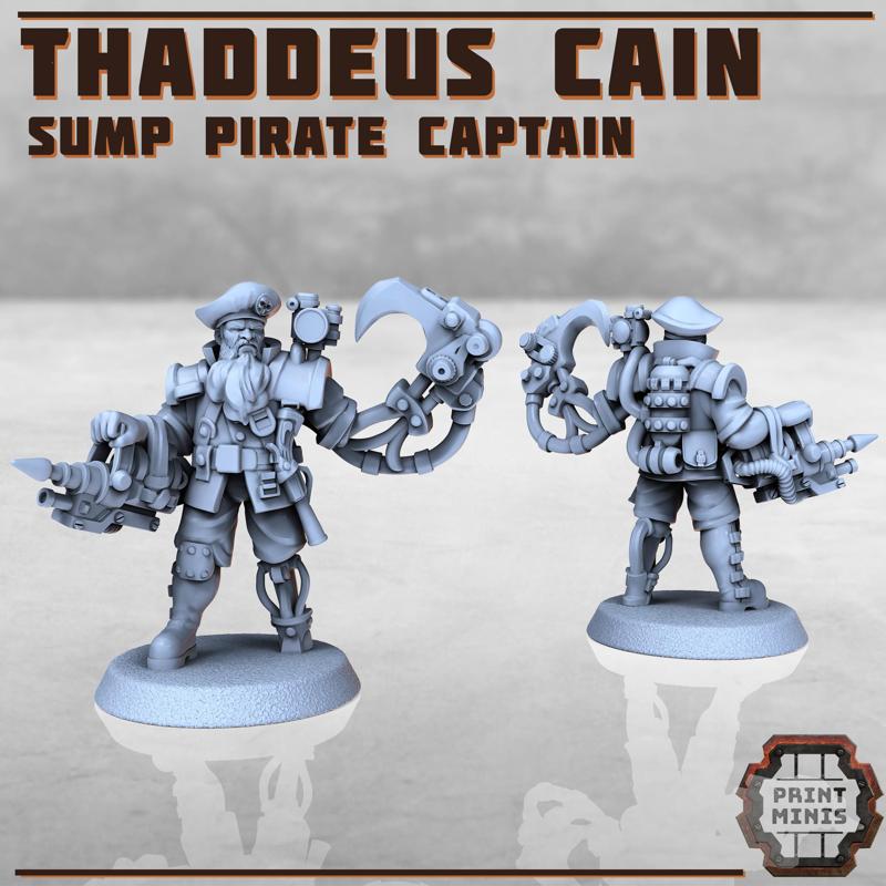Thaddeus Cain - Sump Pirate Captain