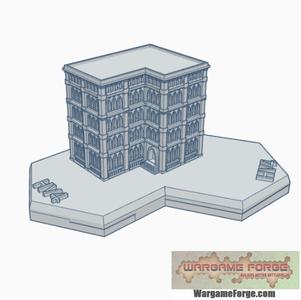 Gothic Building 87 Hex Map Scale HMSG087