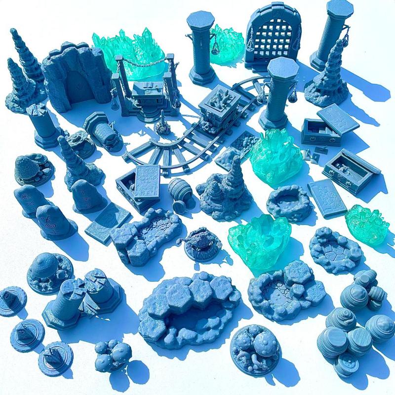 The Infernal Descent: Complete Dungeon Set (Pre-Supported)