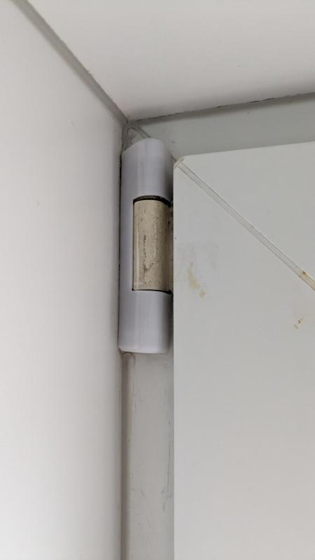 Roto window hinge cover replacement