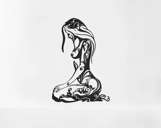 Women floral 2D Art Wall Decoration