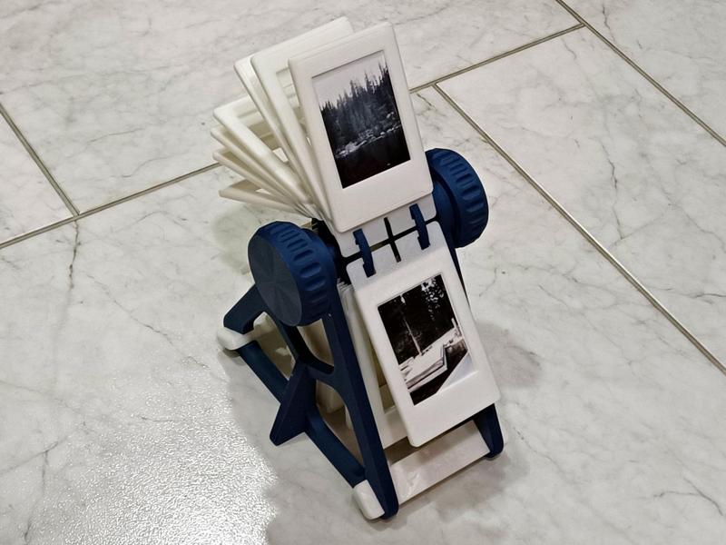 Customizable Rolodex for Instax Polaroid photographs