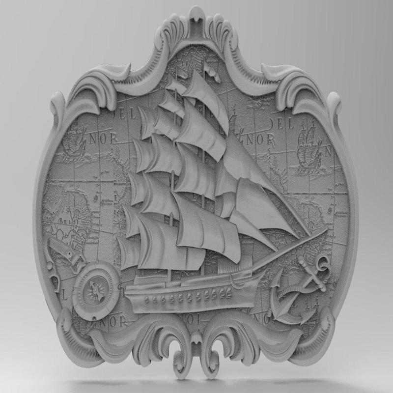 Sailing ship for CNC