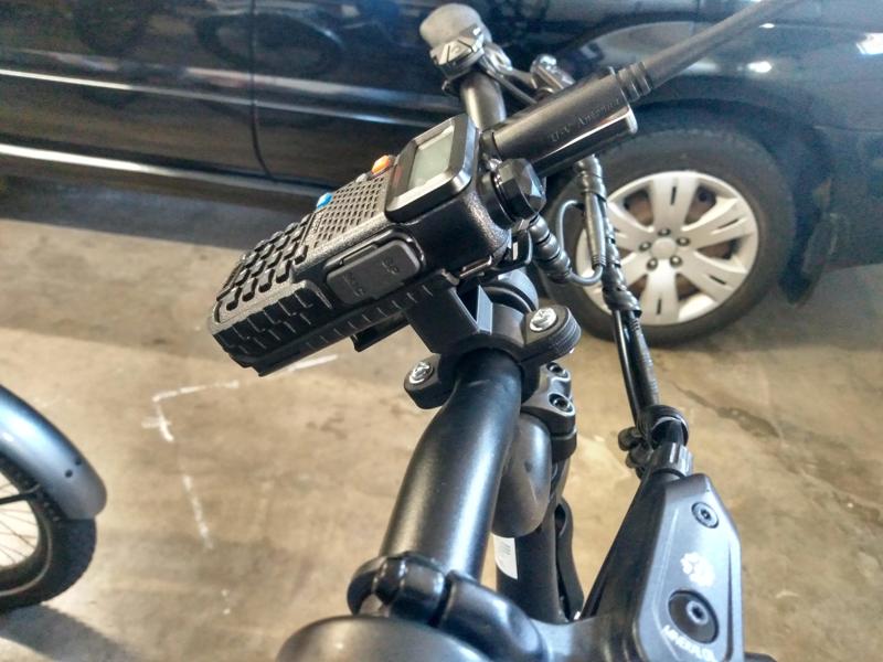 UV-5R Handlebar Mount