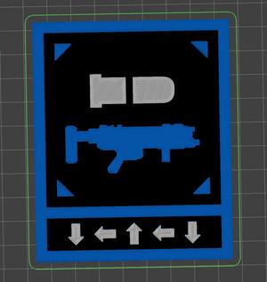 Helldivers 2 Grenade Launcher Plaque (Non AMS Compatible)