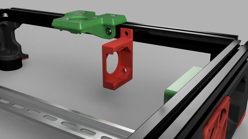 Shelly Plus 2PM vertical extrusion mount for Voron Trident / 2.4 + wiring diagram
