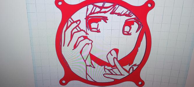 Anime pc fan cover 120mm 2