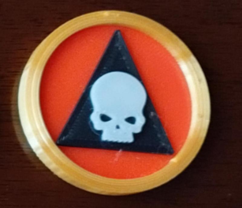 RPG Symbols: God of the dead Symbol - Myrkul STL