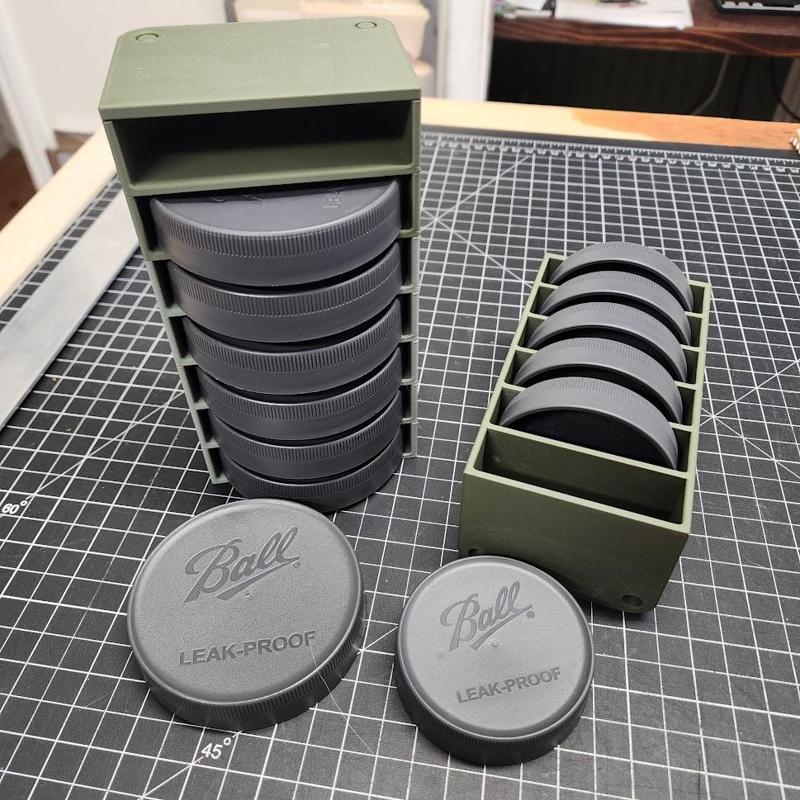 Ball Leakproof Jar Lid Caddy