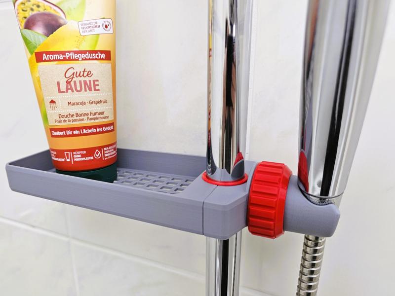 Shower Head Holder with Shelf