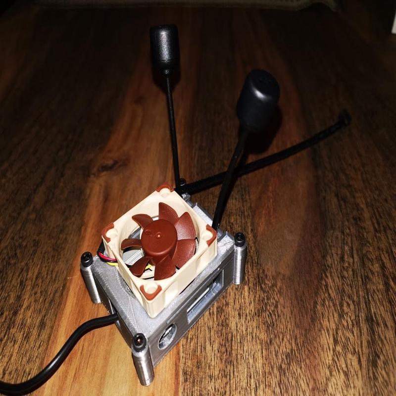 DJI FPV AirUnit - Wing - Mount - with FAN attachment