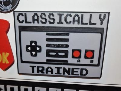 Classically trained wall art / magnet