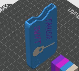 Cascade card wallet V2 (Print-in-place) Taylor Swift edition