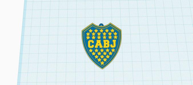 Club atletico Boca Juniors keychain