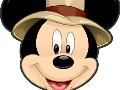Mickey Safari Keychain