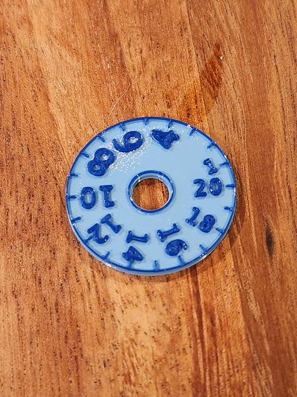 Camerdactyl Brancopan Counter Dial 3D Printable