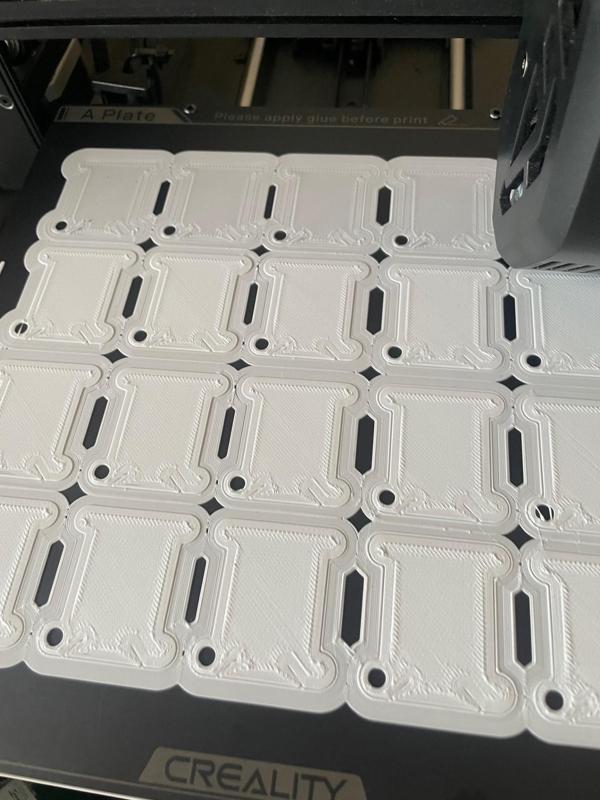 Cross Stitch threadcards w numbers