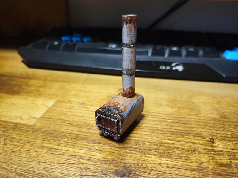 rc 1/10 scale wood stove / kamna na dřevo