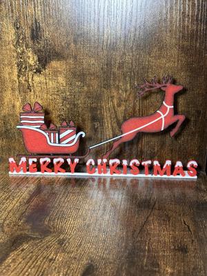 merry christmas table decoration