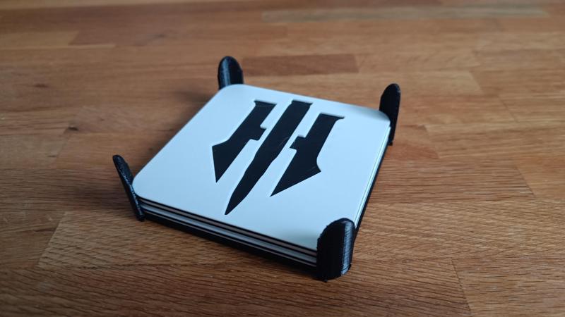 Hell Let Loose coasters with holder