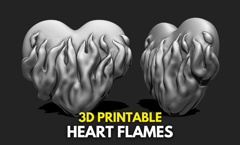 Heart STL File for 3D Printing - Printable 3D Design DIY Print