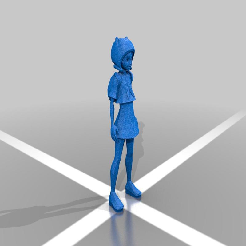 Retromatti.com Low Poly Finn from Adventure time - in skirt!