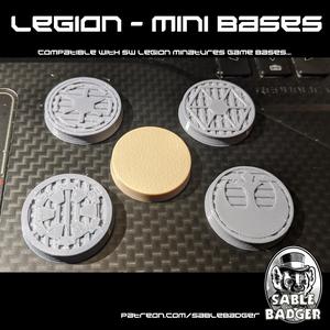 Legion - Mini Bases for all Factions