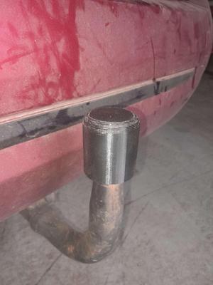 Towing hitch cap