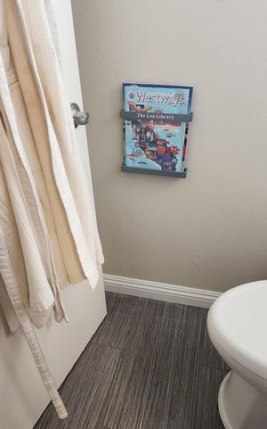 The Loo Library - one piece bathroom magazine rack (v1.0)