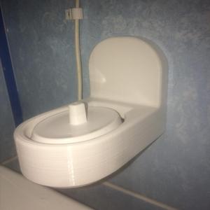 Wall mount for Braun Oral-B 3762 toothbrush charger 