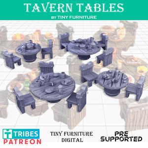 Tavern round tables