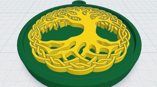 Celtic / Norse - Tree Of Life Pendent 45