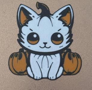 Pumpkin Cute Cat