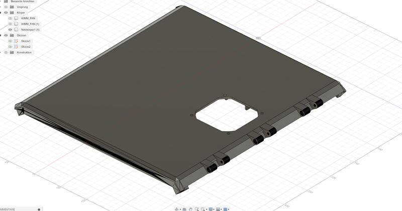 EnXLosure Top R2 80mm Active Heating Hole 80mm