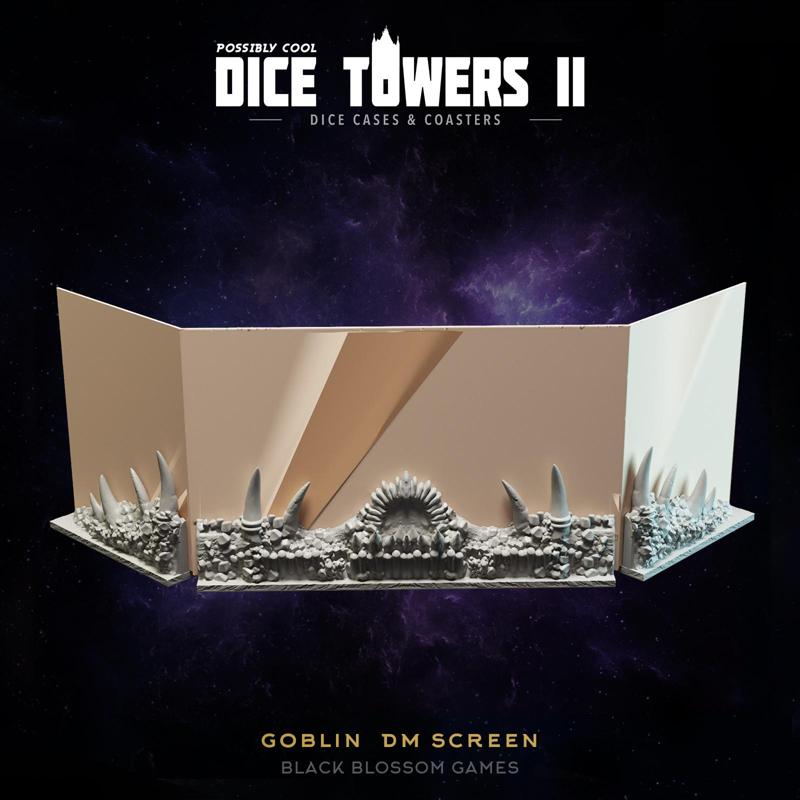 DM01 Goblins Dungeon Master Screen Holder :: Possibly Cool Dice Tower 2