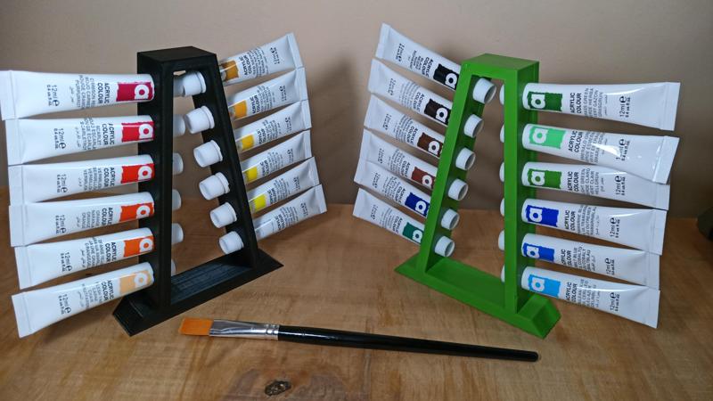 Paint holder(tubes of acrylic paint)